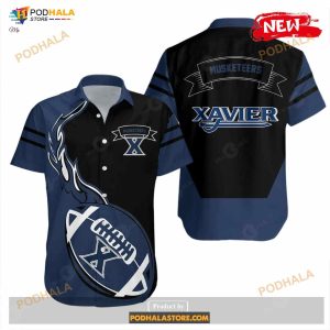 Xavier Musketeers NCAA Flame Ball Funny Hawaiian Shirt