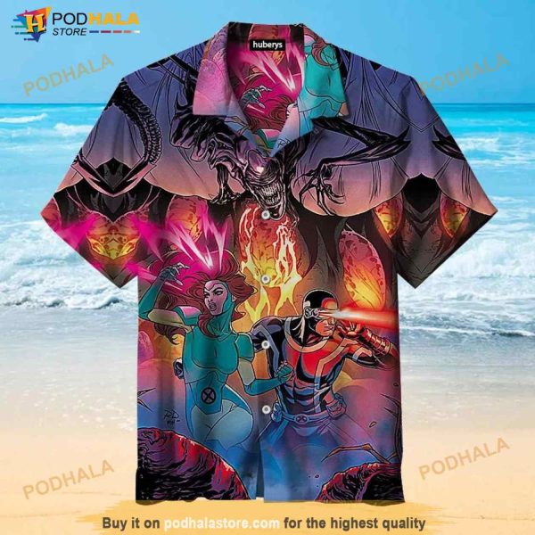 Xmen Avenger Hawaiian Heroes Hawaiian Vintage Summer Shirt