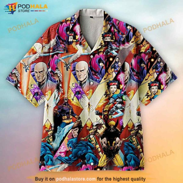 Xmen Avenger Hawaiian Vintage Summer Shirt